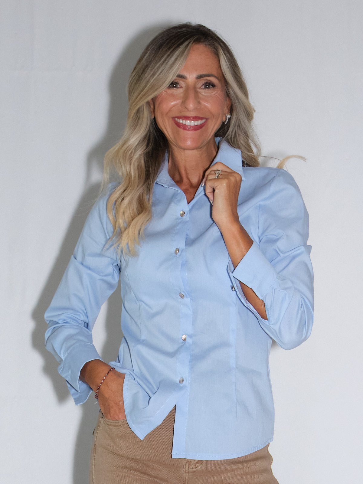 Camicia tinta unita