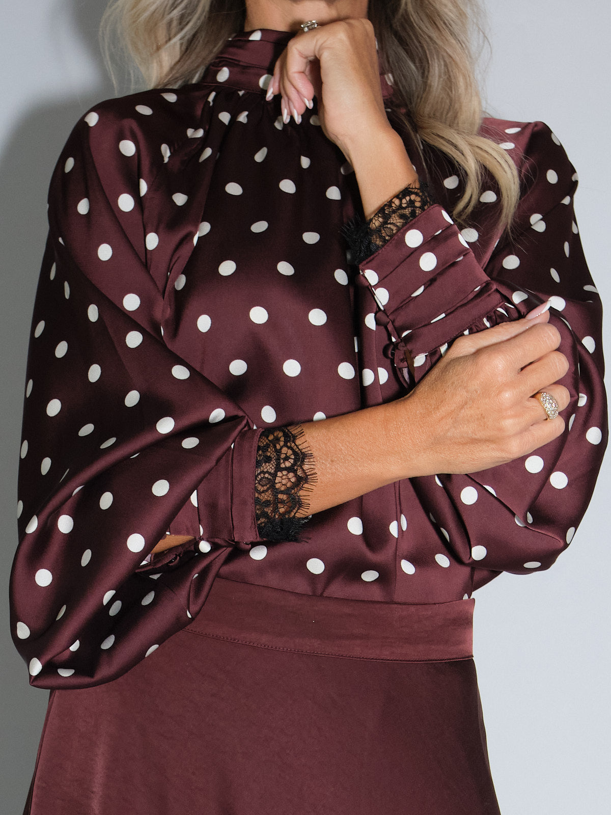 Blusa a pois