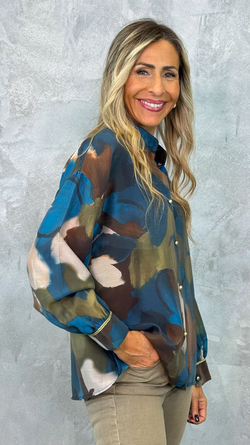 CAMICIA FANTASIA SENZA COLLETTO