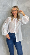 CUT-OUT SLEEVE SHIRT