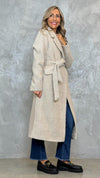 COAT WITH BELT