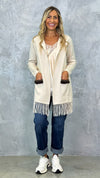 CARDIGAN CON FRANGE