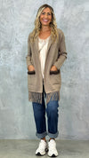 CARDIGAN CON FRANGE