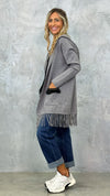 CARDIGAN CON FRANGE