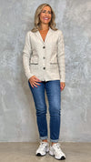 CARDIGAN CON TRECCE