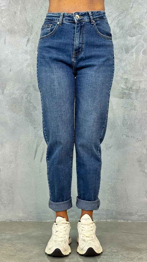 JEANS CON BORCHIETTE