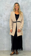 MAXI CARDIGAN CON CINTA
