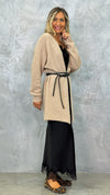 MAXI CARDIGAN CON CINTA